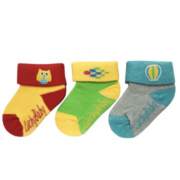 First Soks™ 3 Pairs Baby Socks - Owl